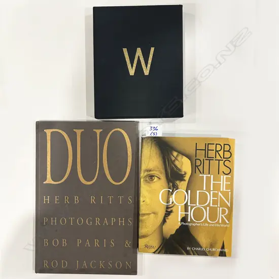 THREE HERB RITTS PHOTOGRAPHY BOOKS